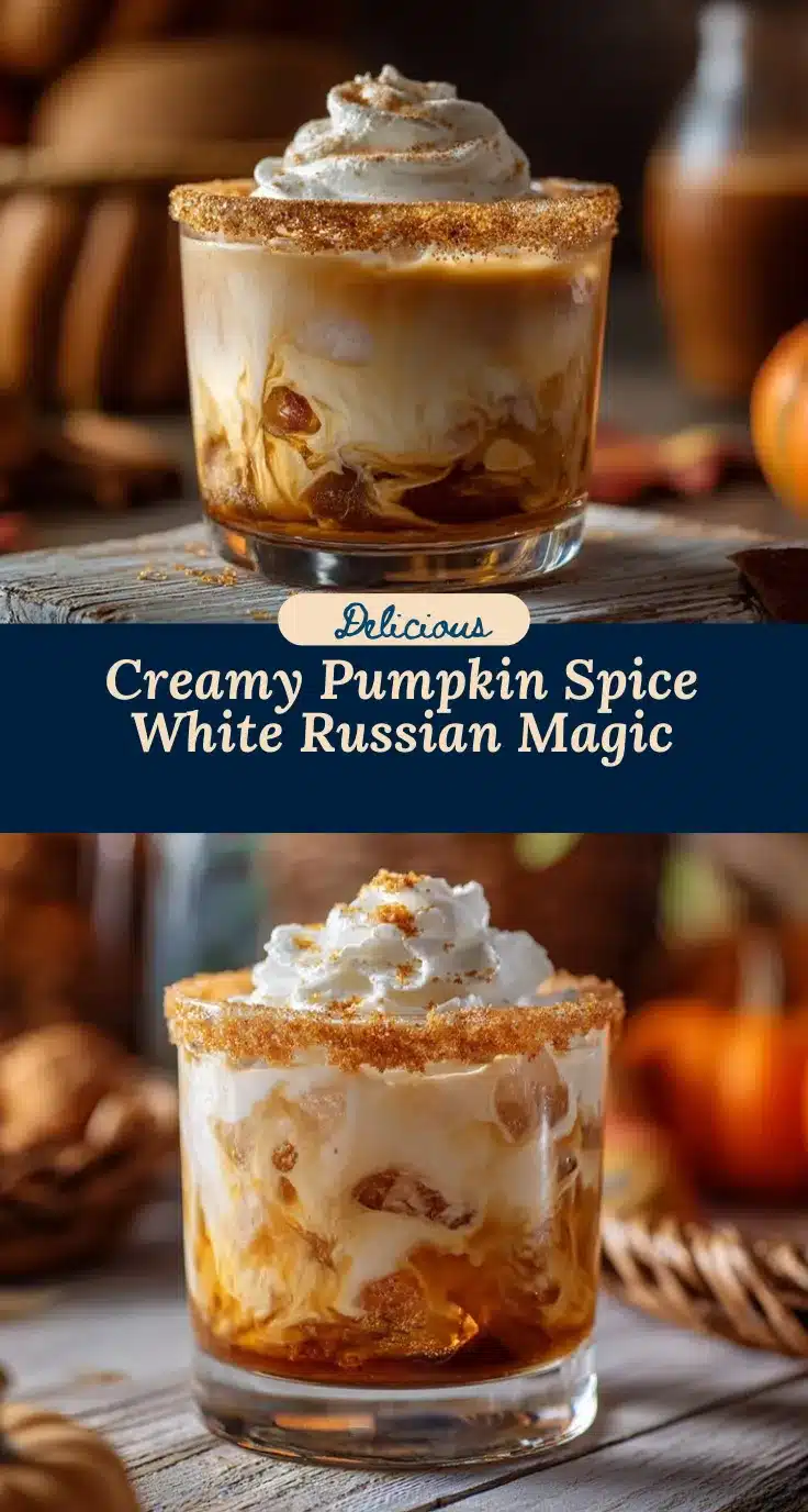 Pumpkin Spice White Russian recipe