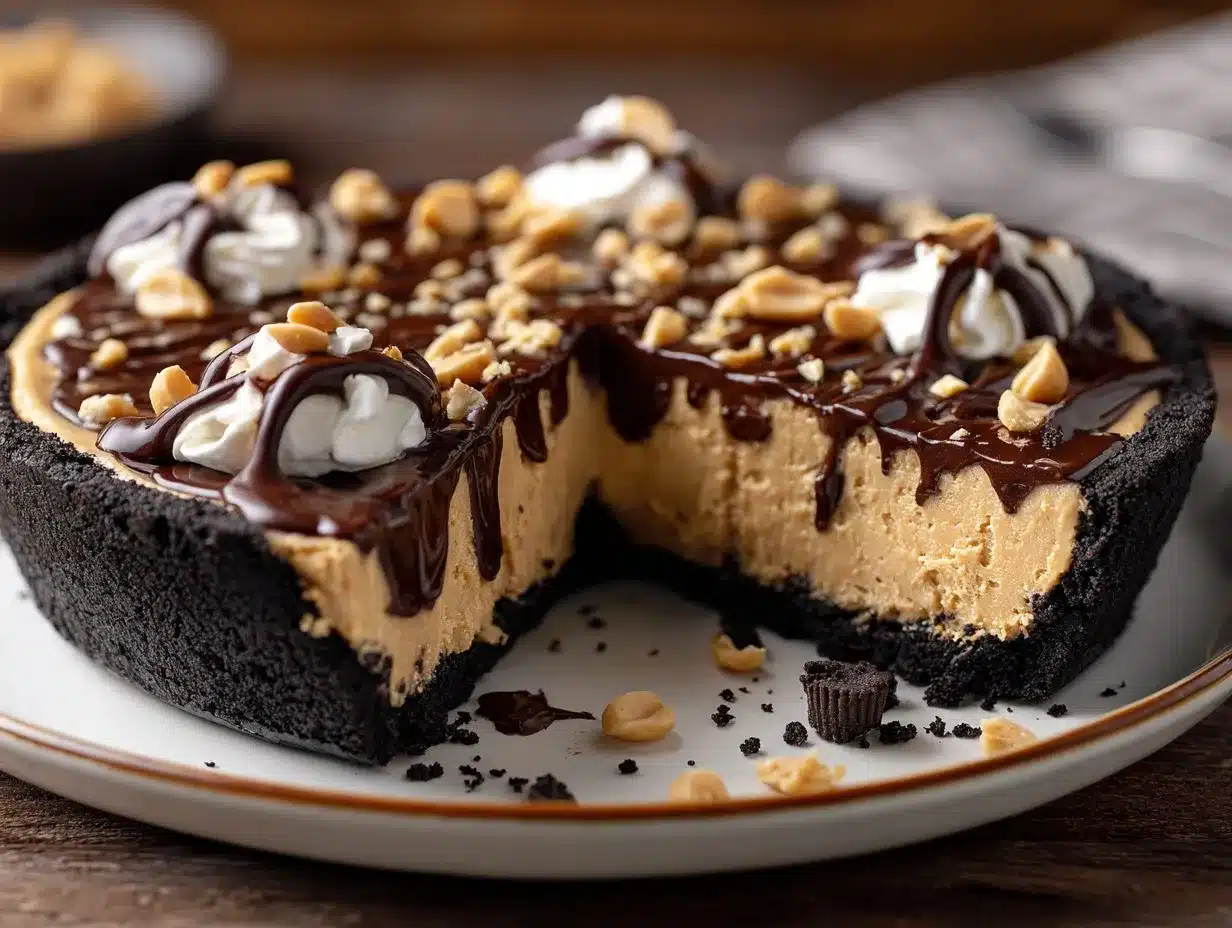Reese’s Peanut Butter Cup Pie preparation steps