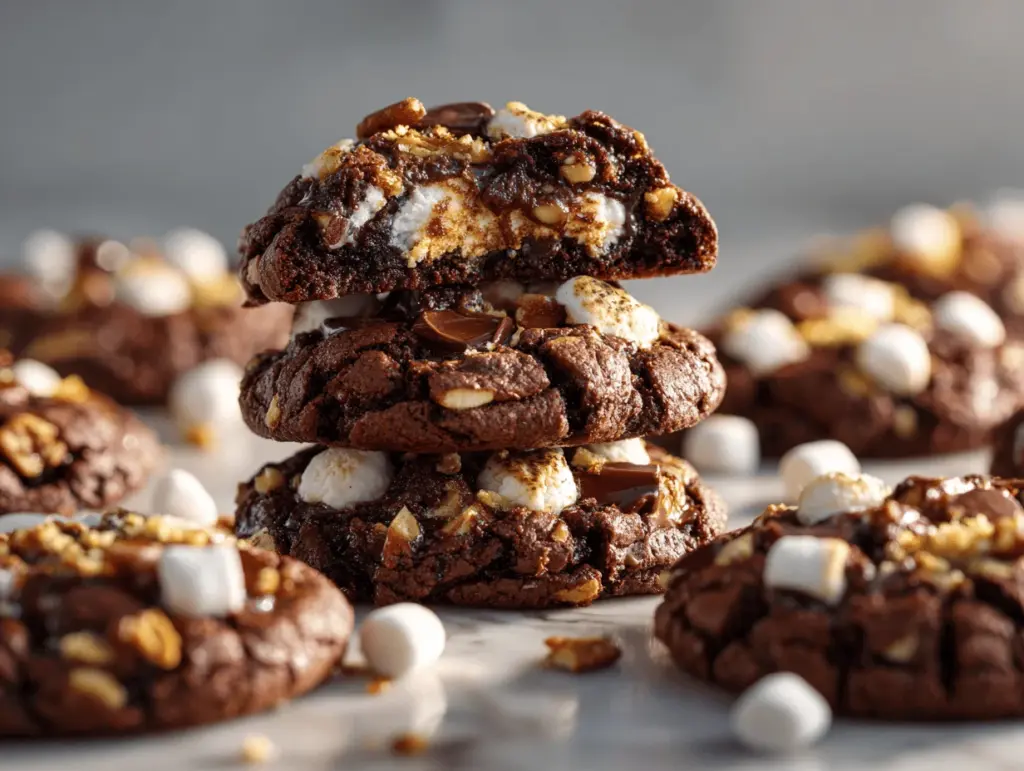 Rocky Road Brownie Cookies - featured image