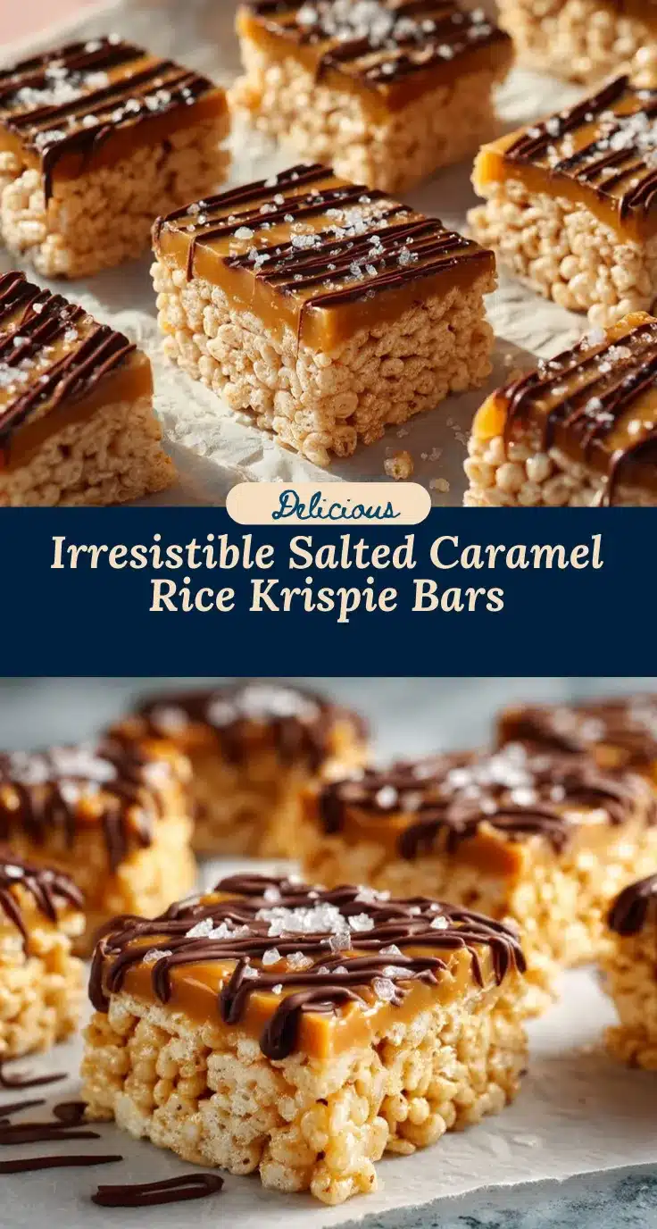 salted caramel Rice Krispie treats recipe