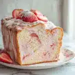 strawberry cheesecake cloud bread - featured image
