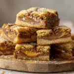 stuffed peanut butter cup cookie bars - featured image