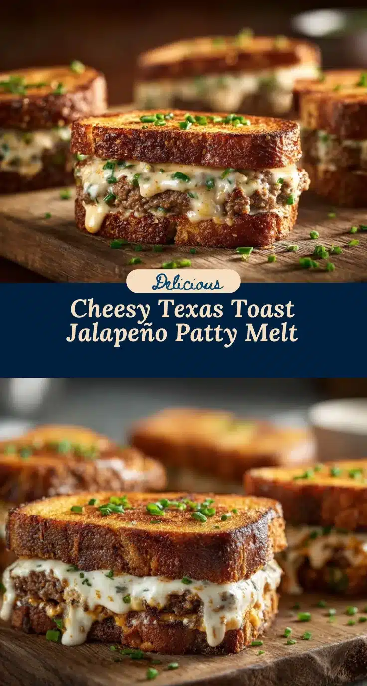 Texas Toast Jalapeño Popper Patty Melt recipe