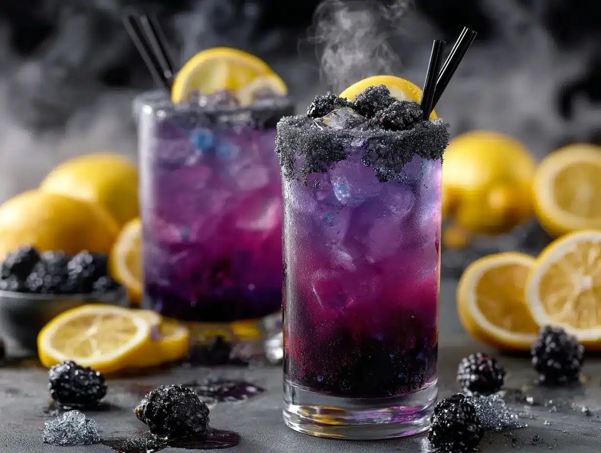 Witches Brew Lemonade preparation steps