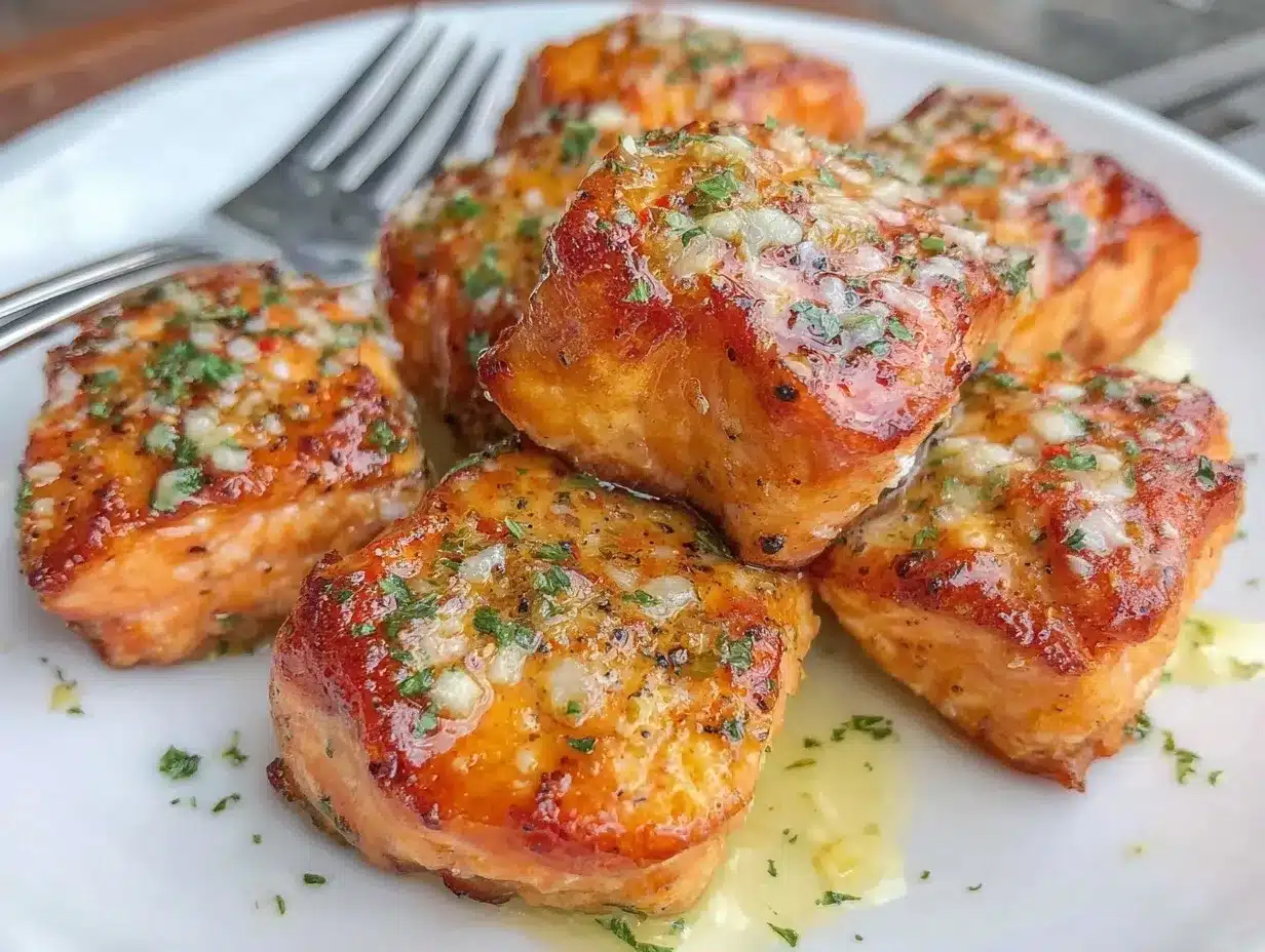 air fryer salmon bites preparation steps