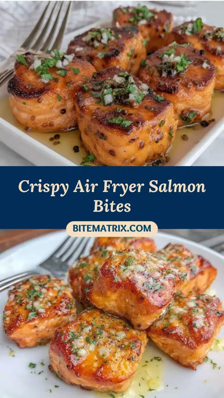 air fryer salmon bites recipe