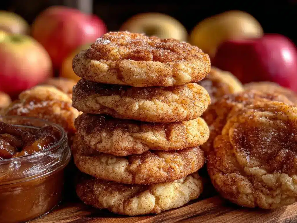 apple butter cookies - featured image