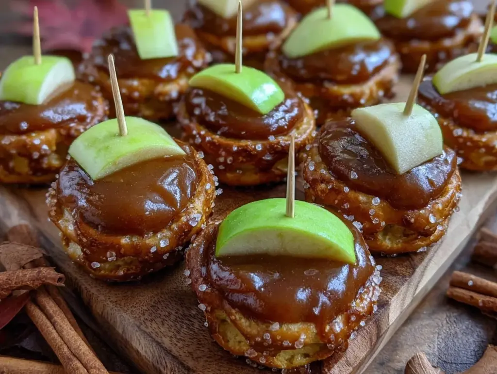 caramel apple bites - featured image