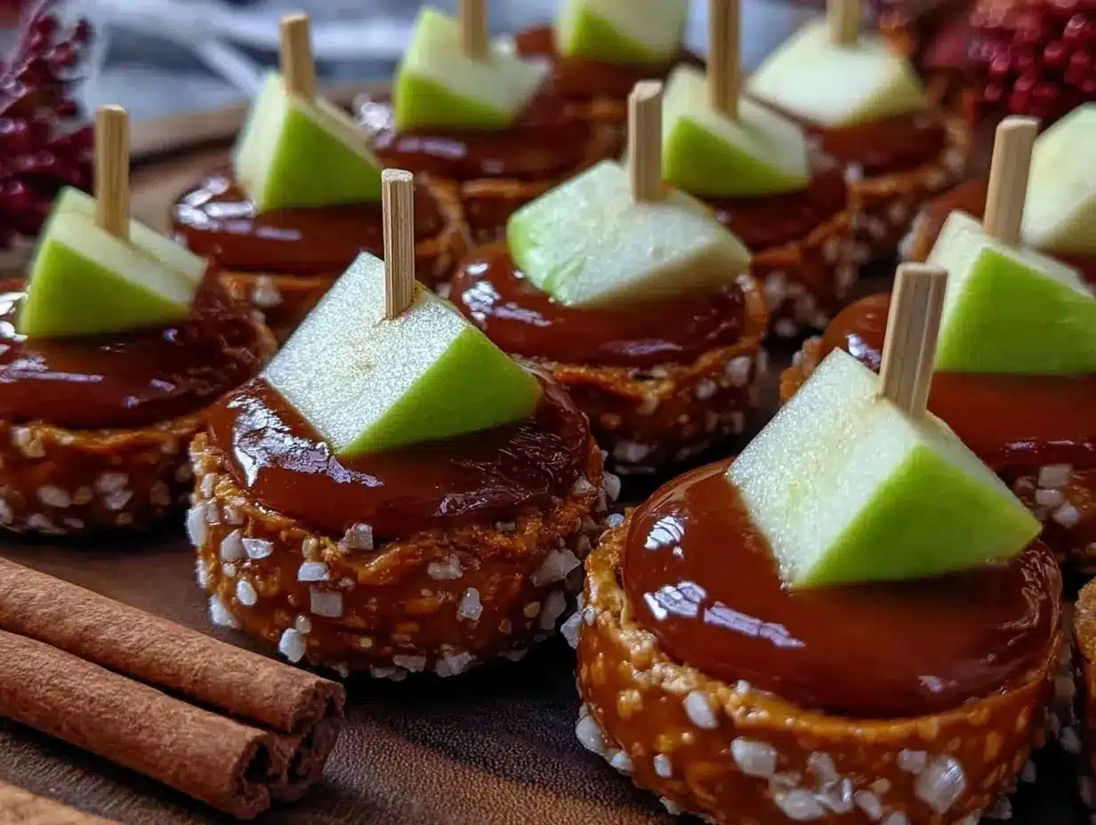 caramel apple bites preparation steps