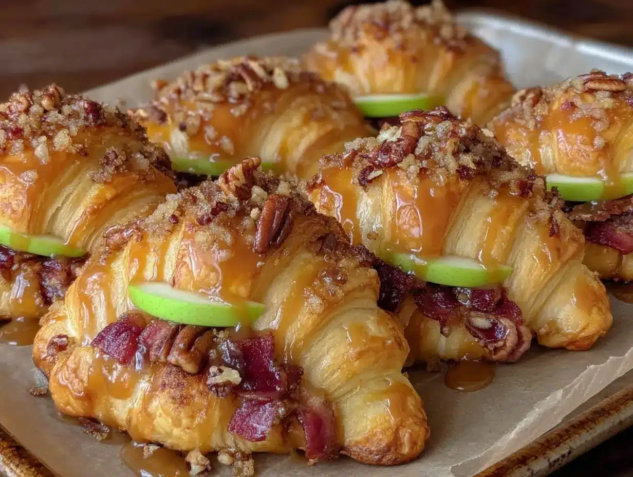 caramel apple rolls preparation steps