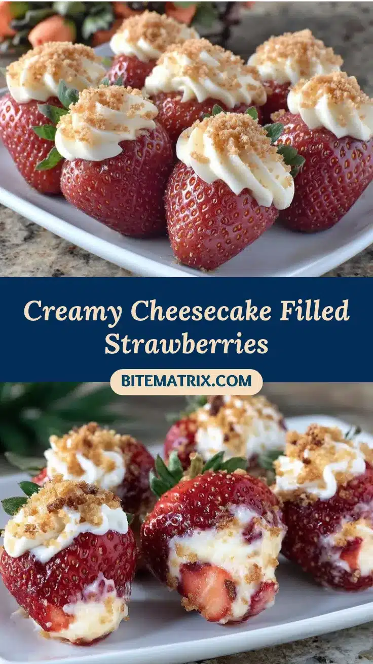 cheesecake stuffed strawberries recipe