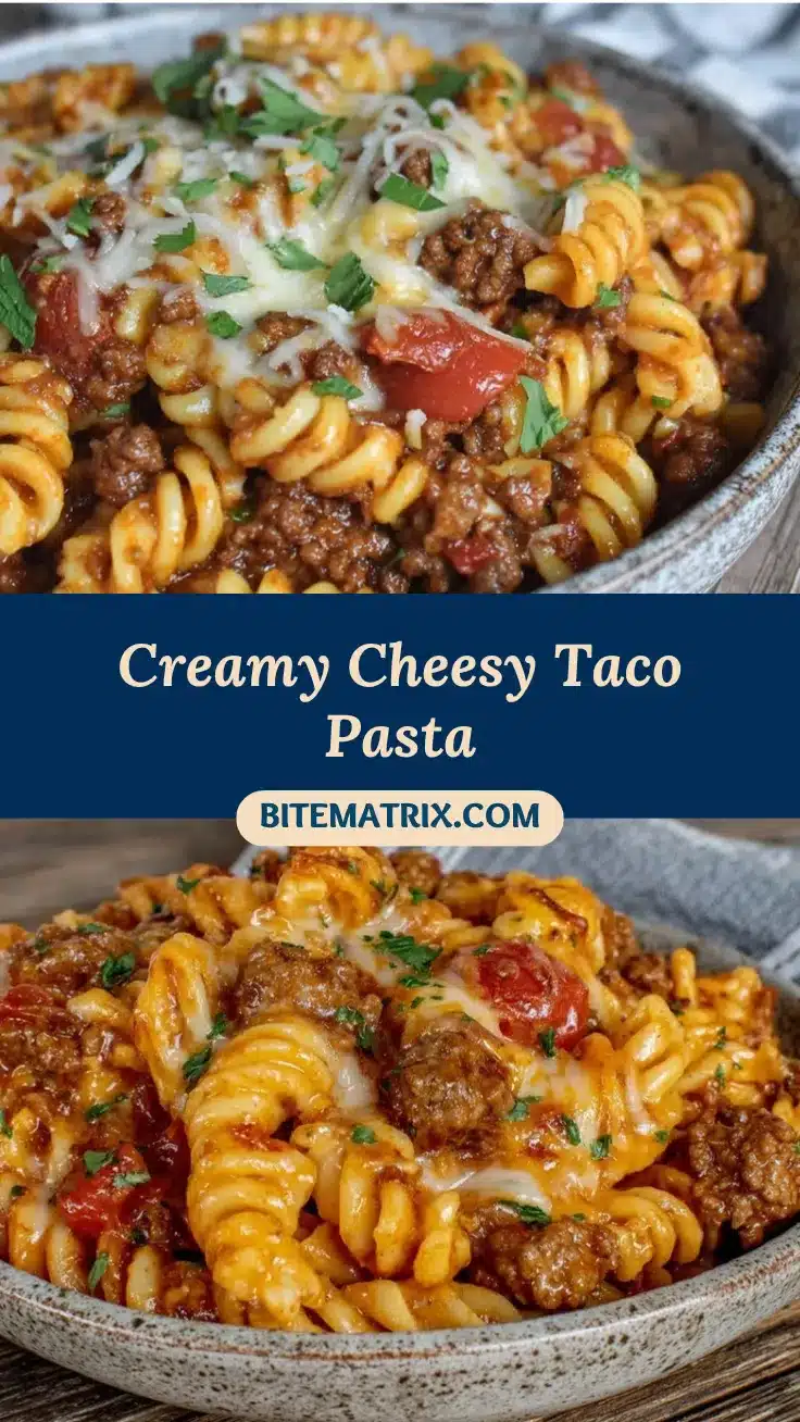 cheesy taco pasta recipe