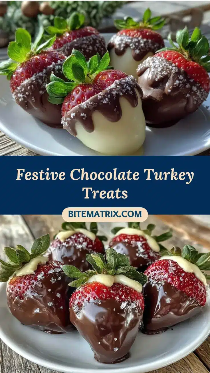 chocolate turkey strawberries recipe