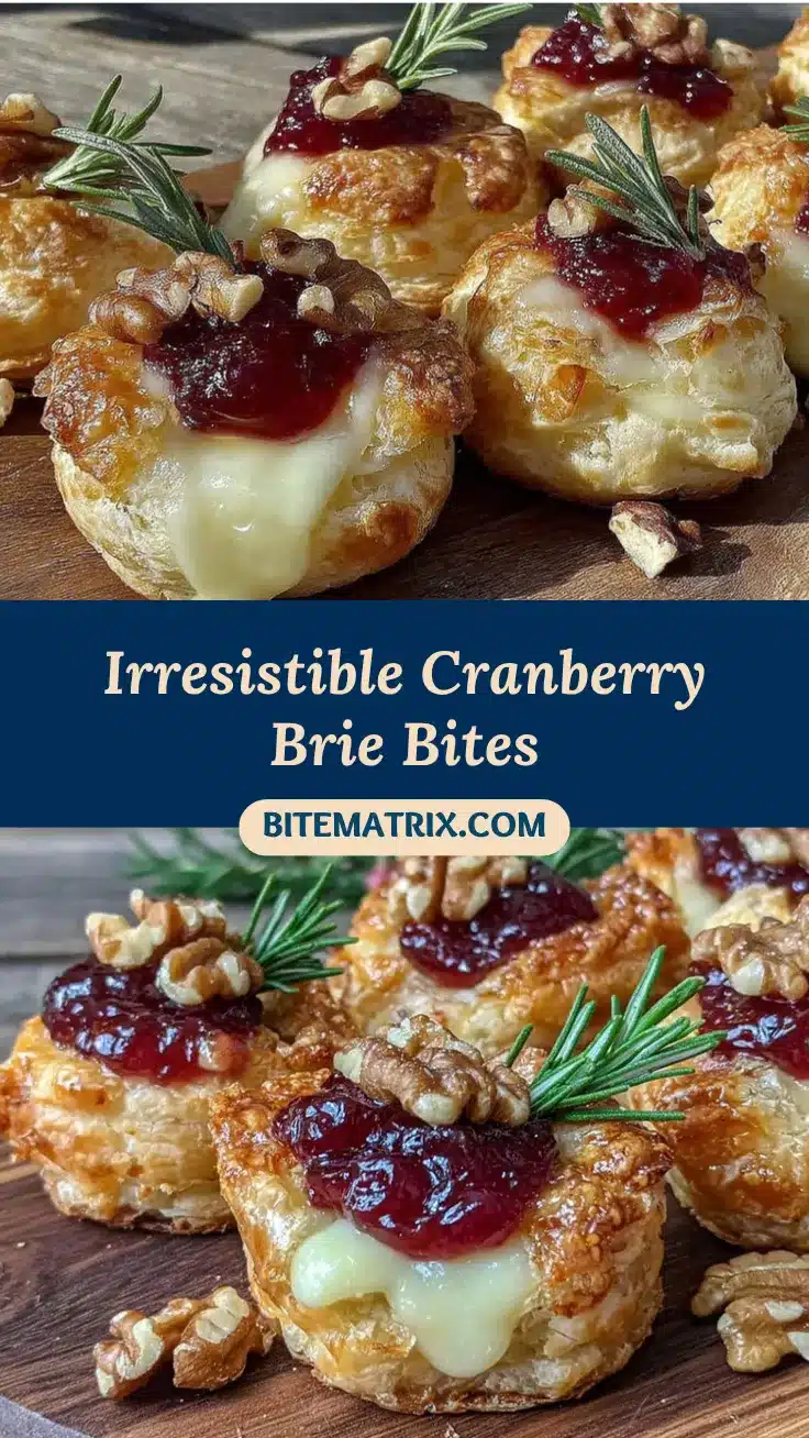 cranberry brie bites recipe