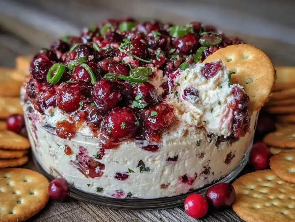 cranberry jalapeno dip - featured image