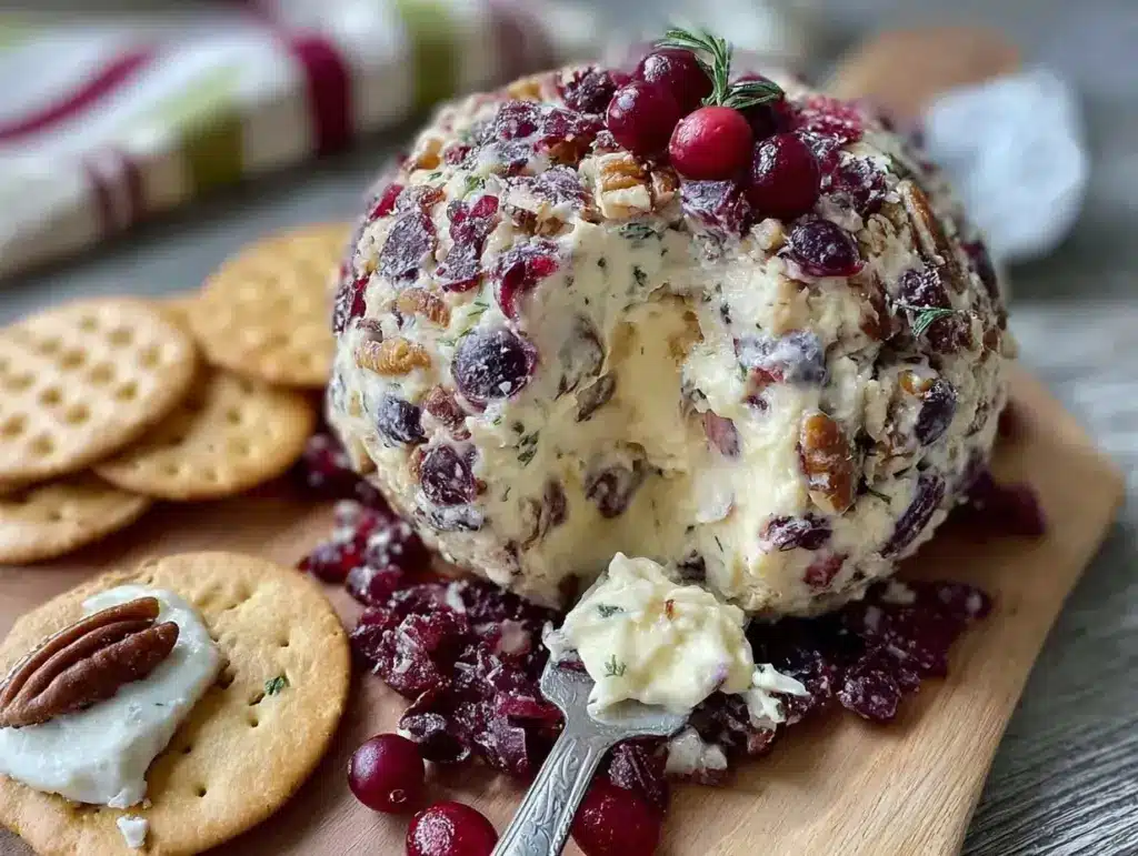 Cranberry Pecan Cheeseball - featured image