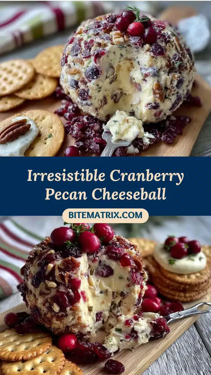 Cranberry Pecan Cheeseball recipe