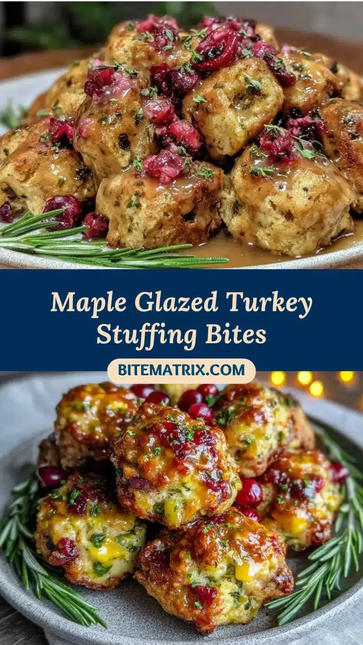 cranberry turkey stuffing bites recipe