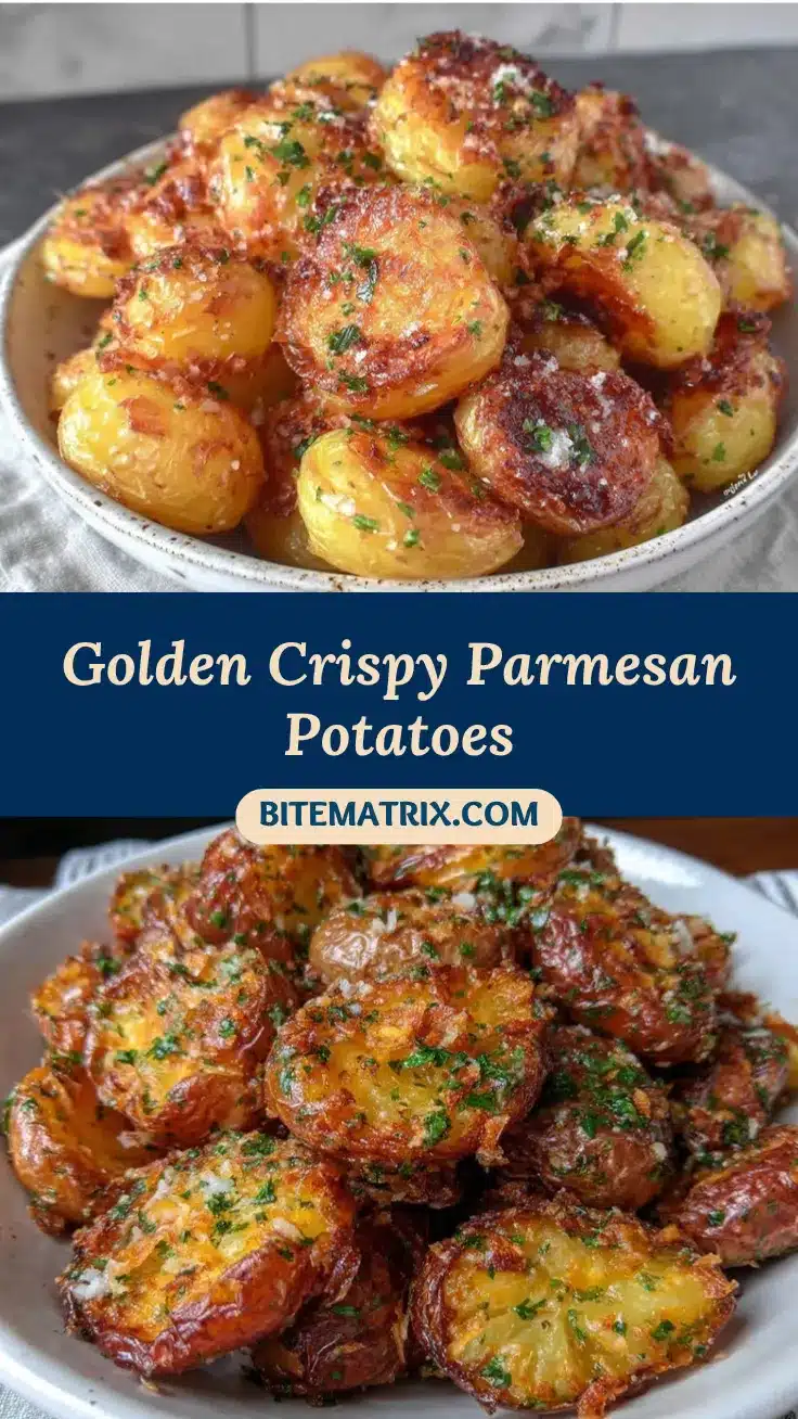 crispy parmesan roasted potatoes recipe
