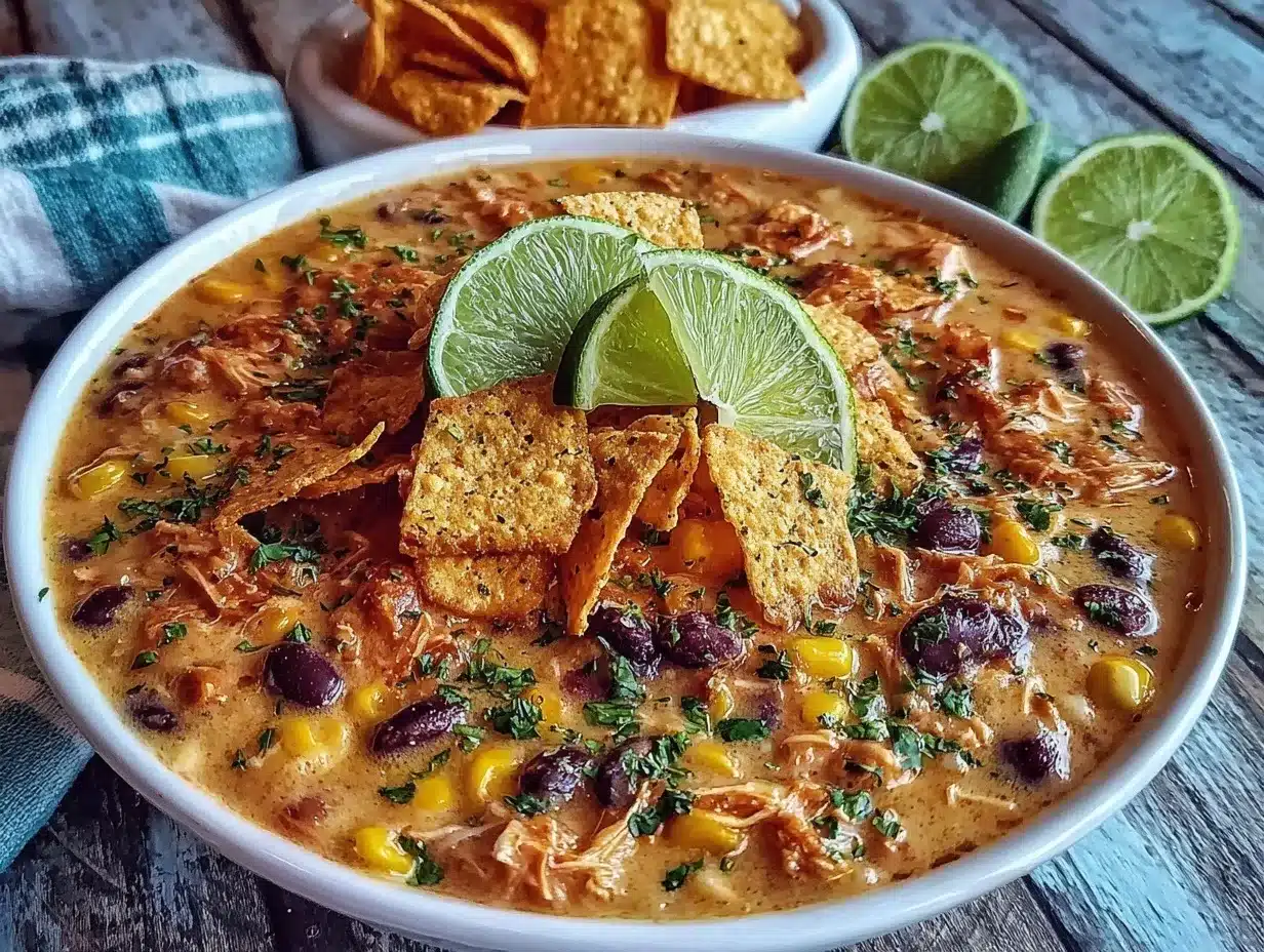 crockpot creamy white chicken chili preparation steps