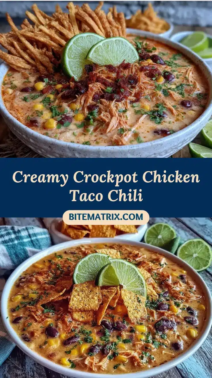 crockpot creamy white chicken chili recipe