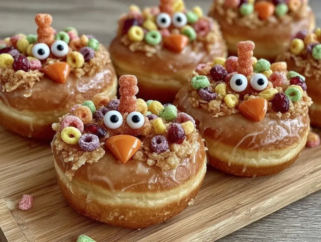 Festive Turkey Donuts - featured image