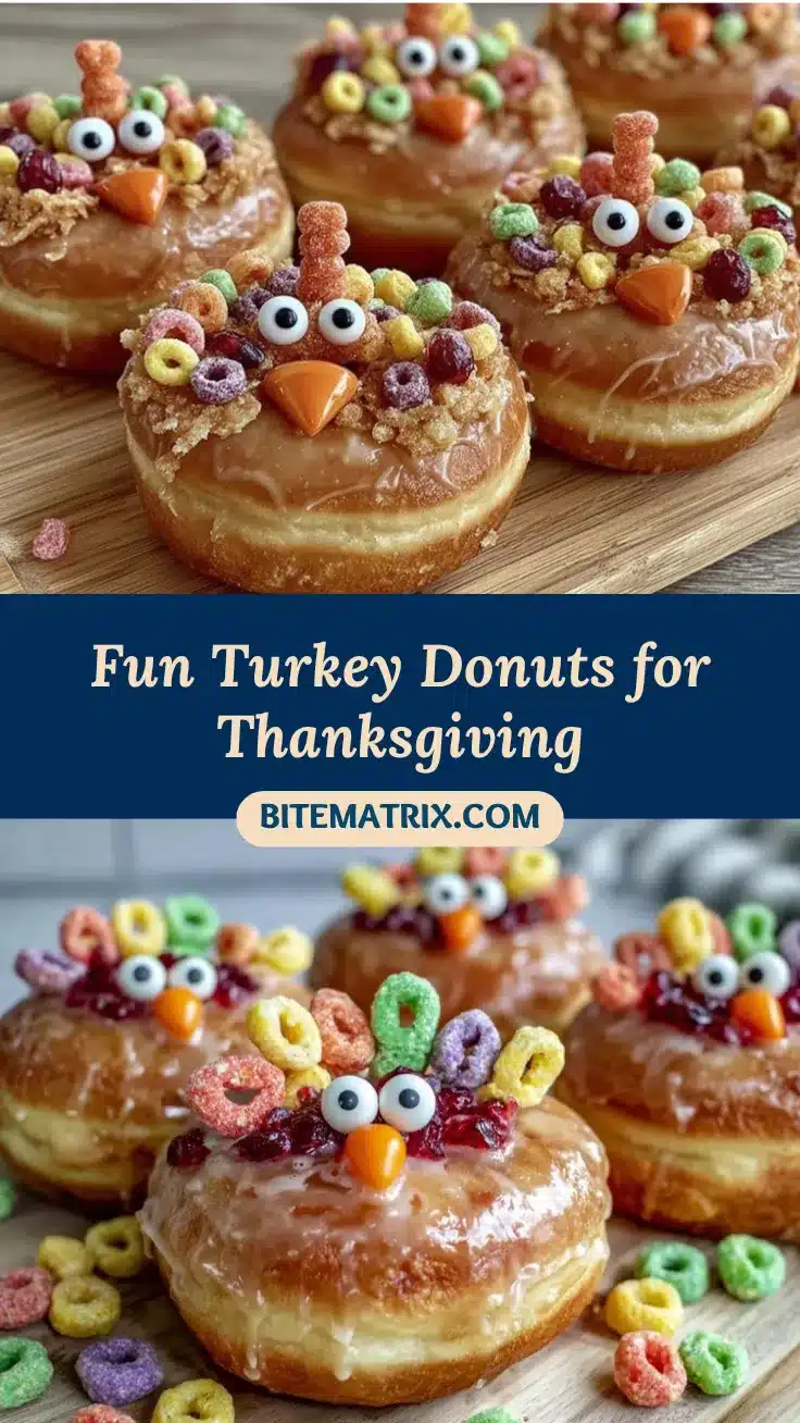 Festive Turkey Donuts recipe