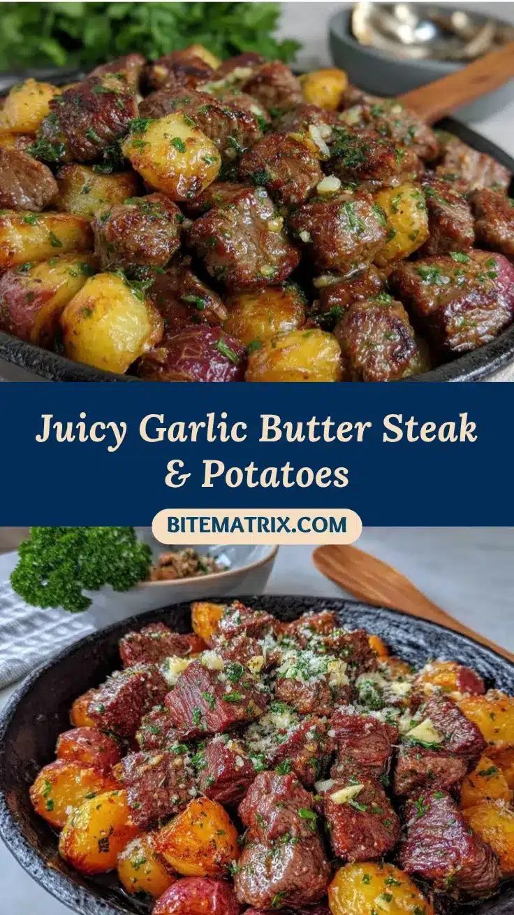 garlic butter steak bites recipe