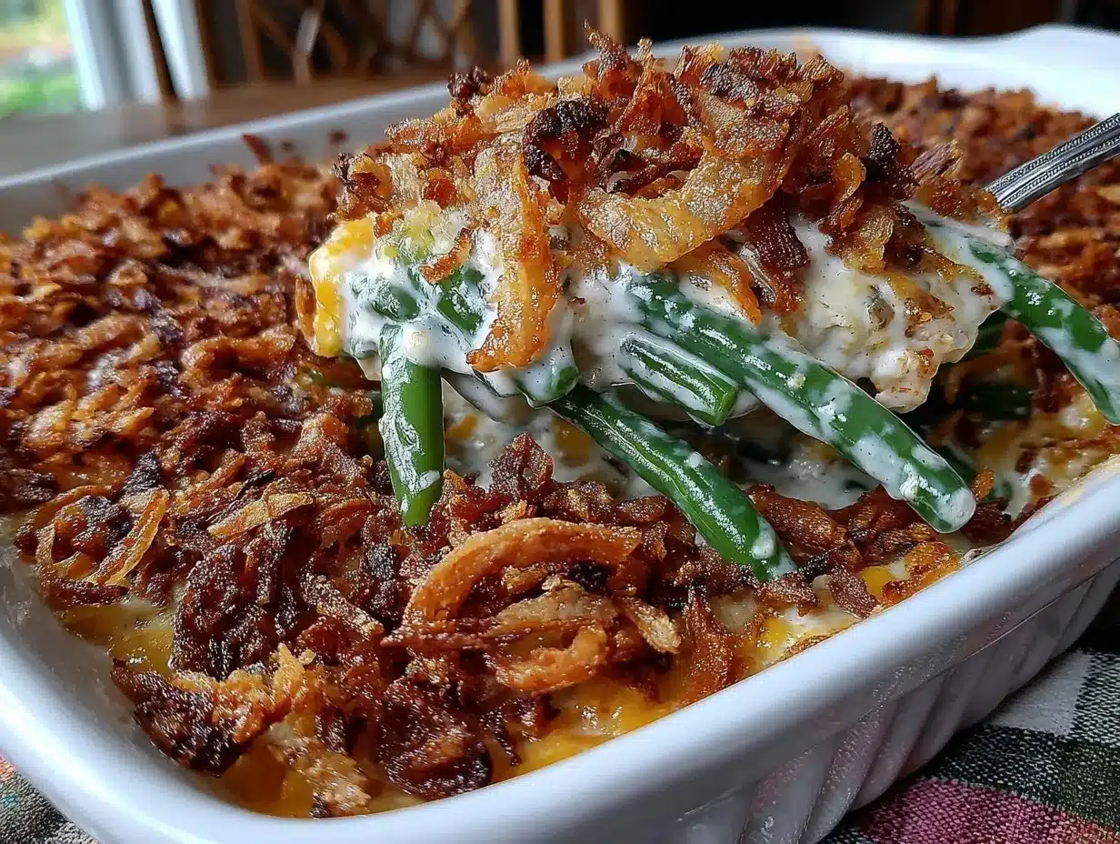 green bean casserole preparation steps