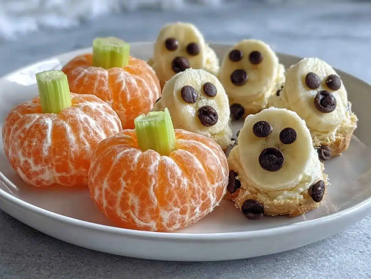 Halloween Fruit Platter preparation steps