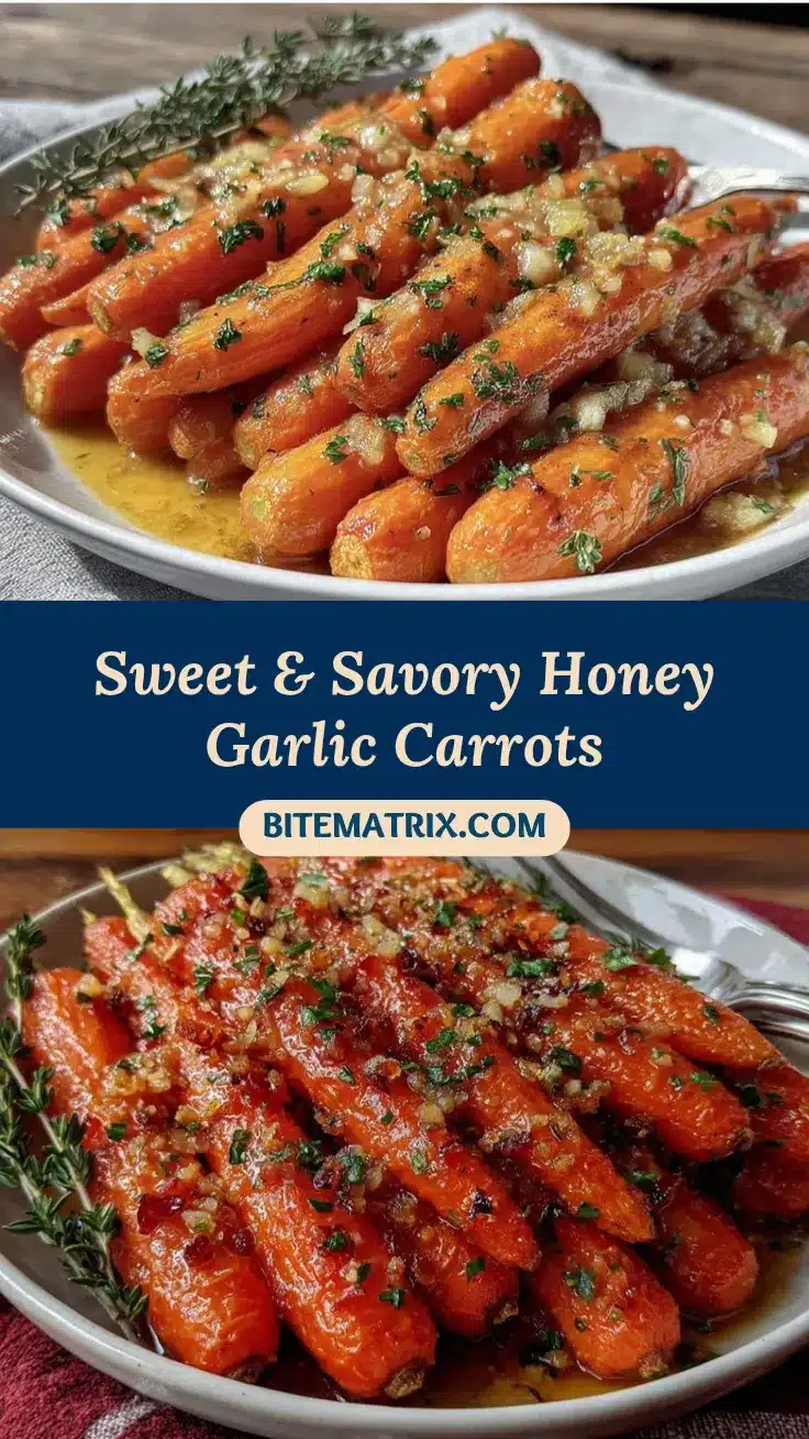 honey garlic roasted carrots recipe