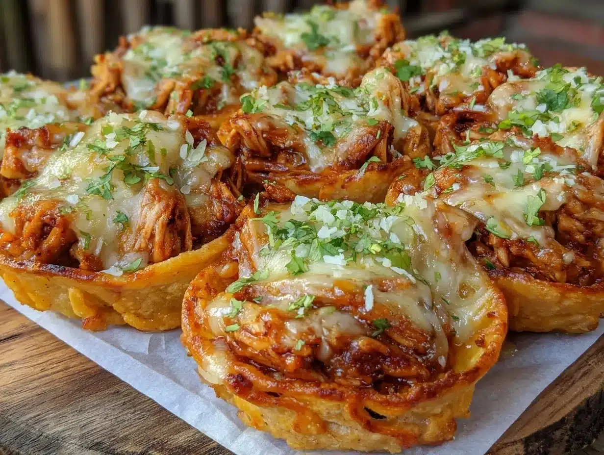 mini baked chicken tacos preparation steps