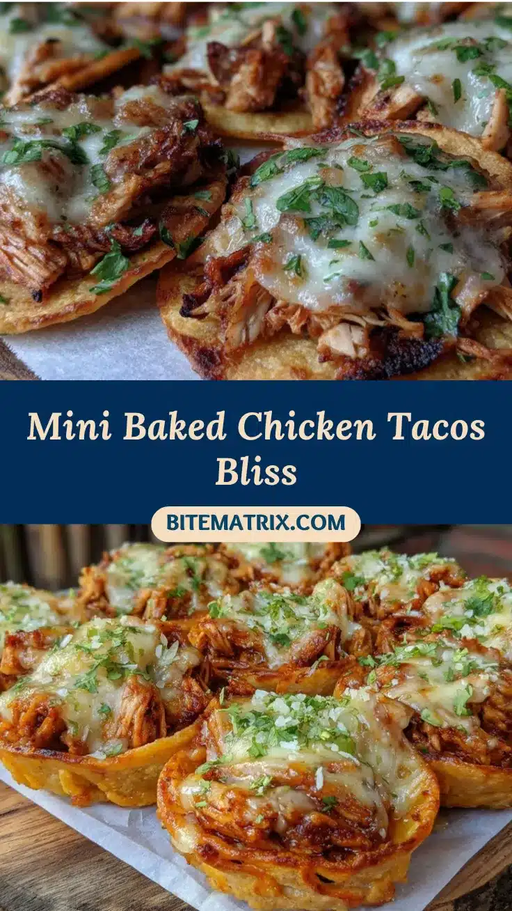 mini baked chicken tacos recipe