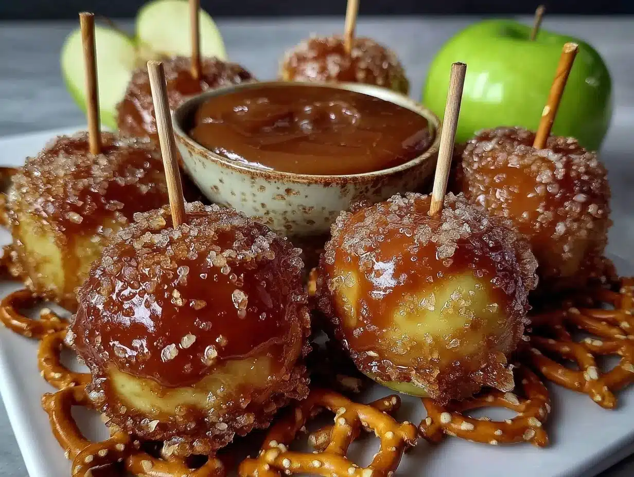 Mini Caramel Apple Dippers preparation steps