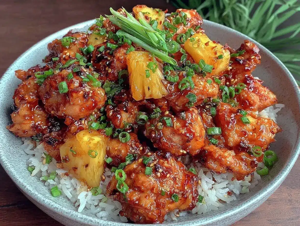 pineapple chicken preparation steps