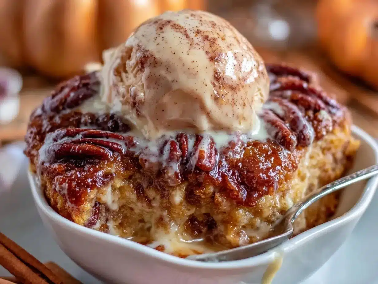 pumpkin pecan cobbler preparation steps