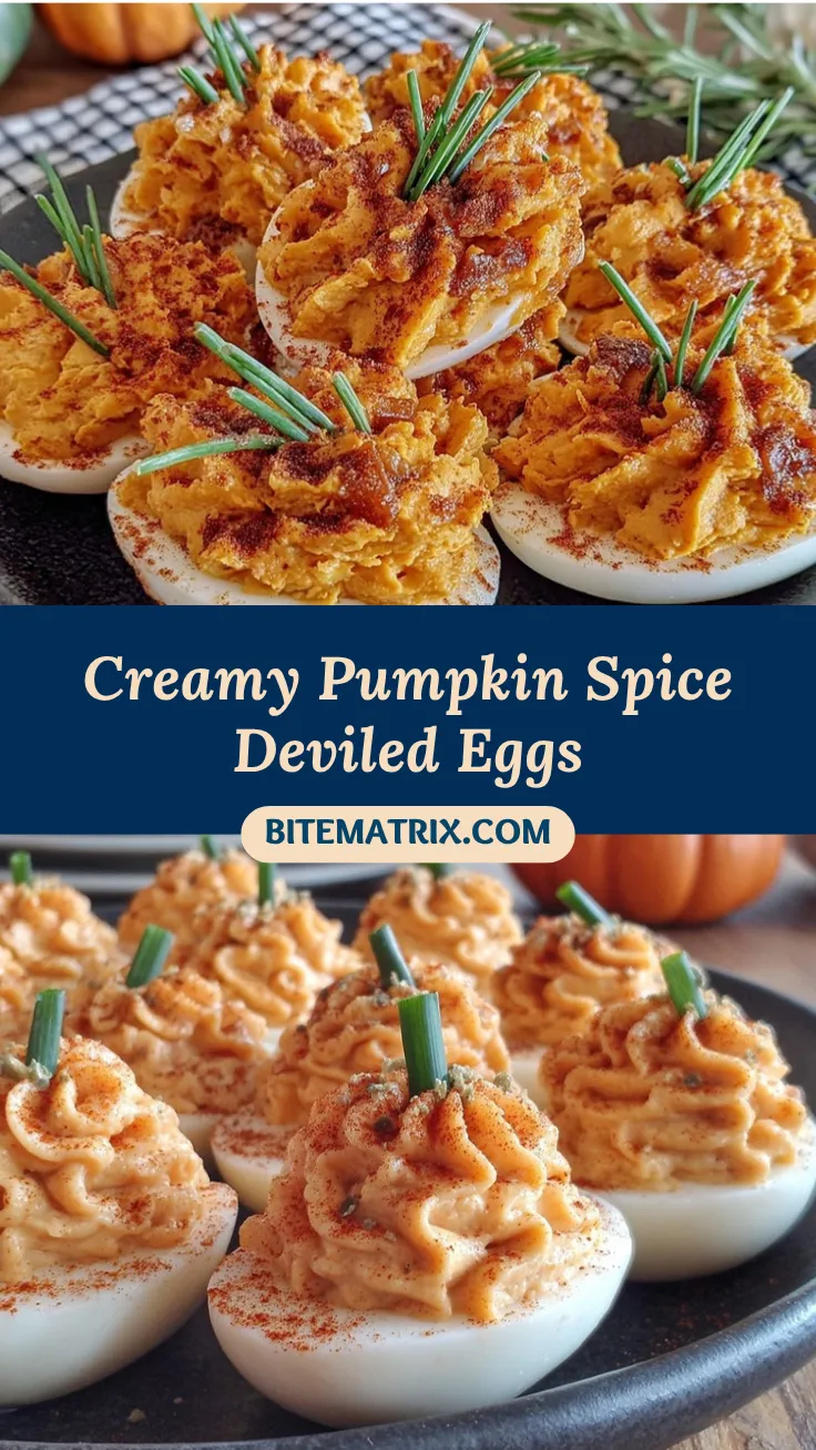 pumpkin spice deviled eggs recipe