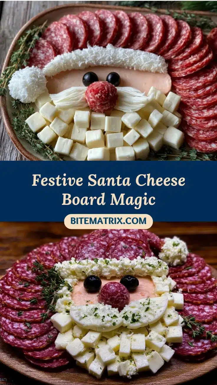 Santa Cheese Board recipe