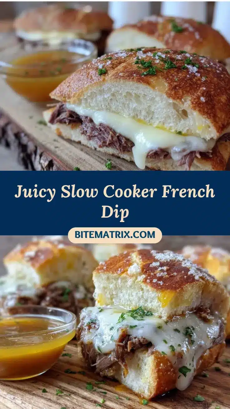 slow cooker French dip sandwiches recipe