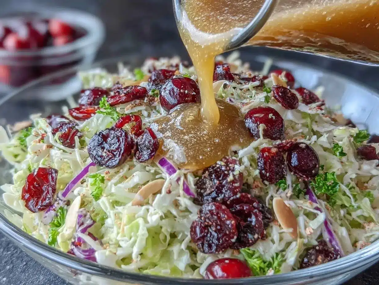 Thanksgiving slaw preparation steps