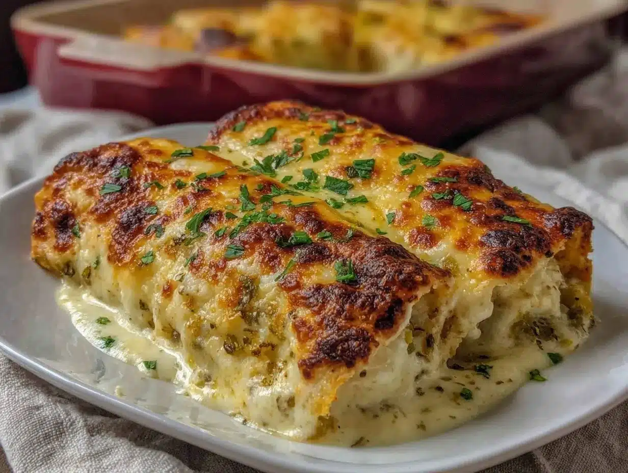 white chicken enchiladas preparation steps