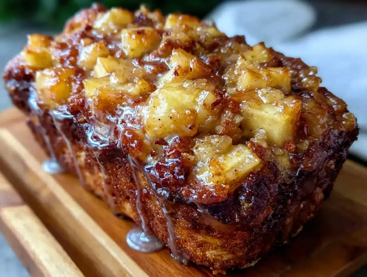 Amish apple fritter bread preparation steps