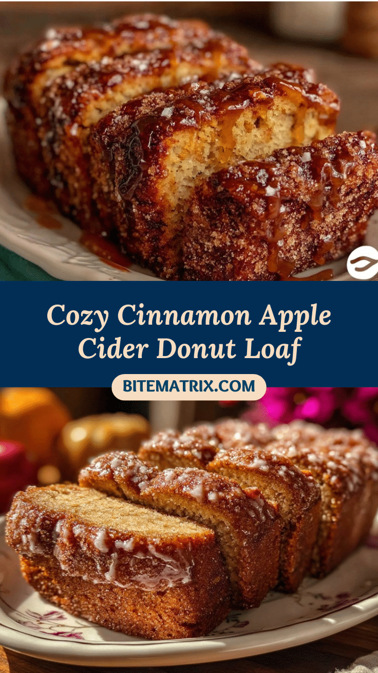 apple cider donut loaf recipe