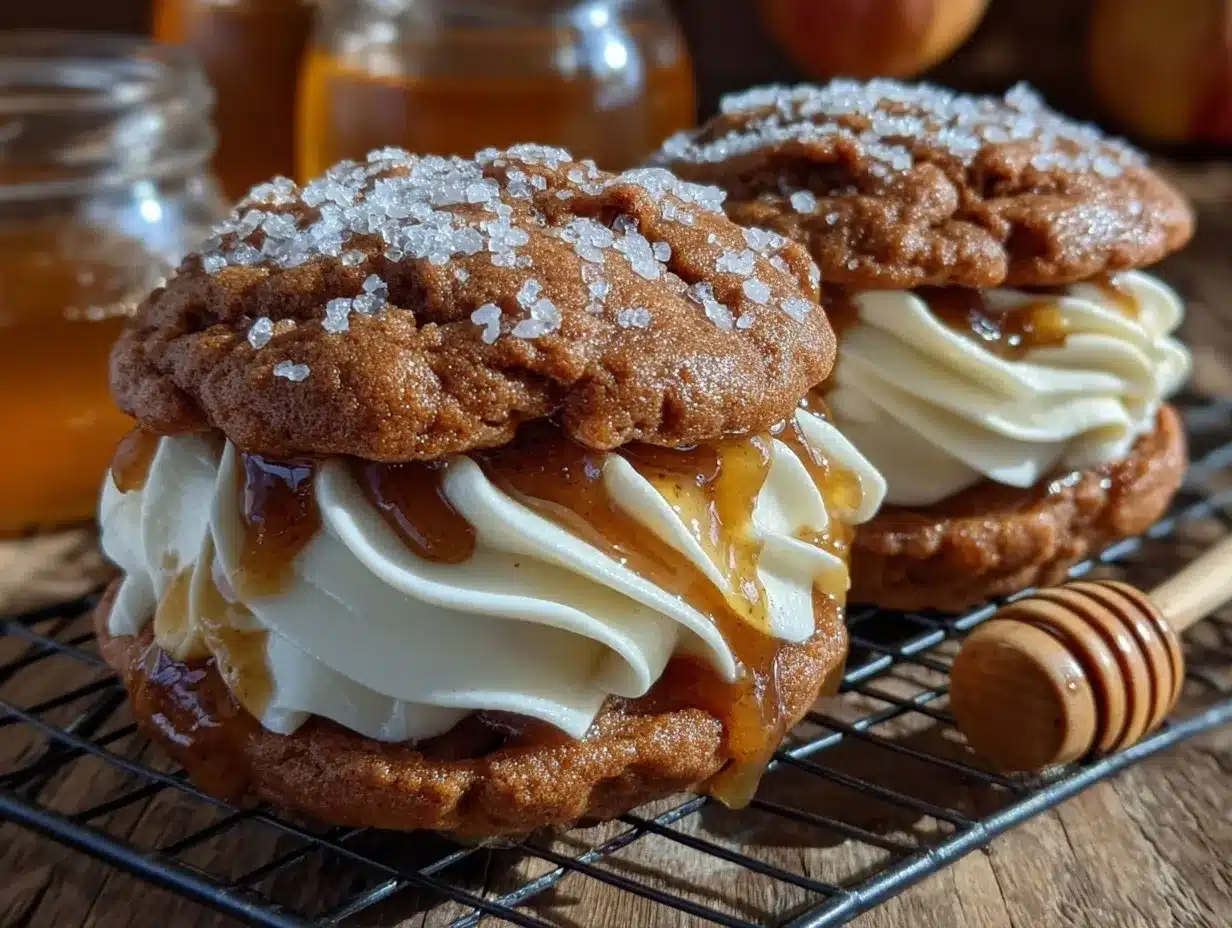 Apple Cider Whoopie Pie Cookies preparation steps