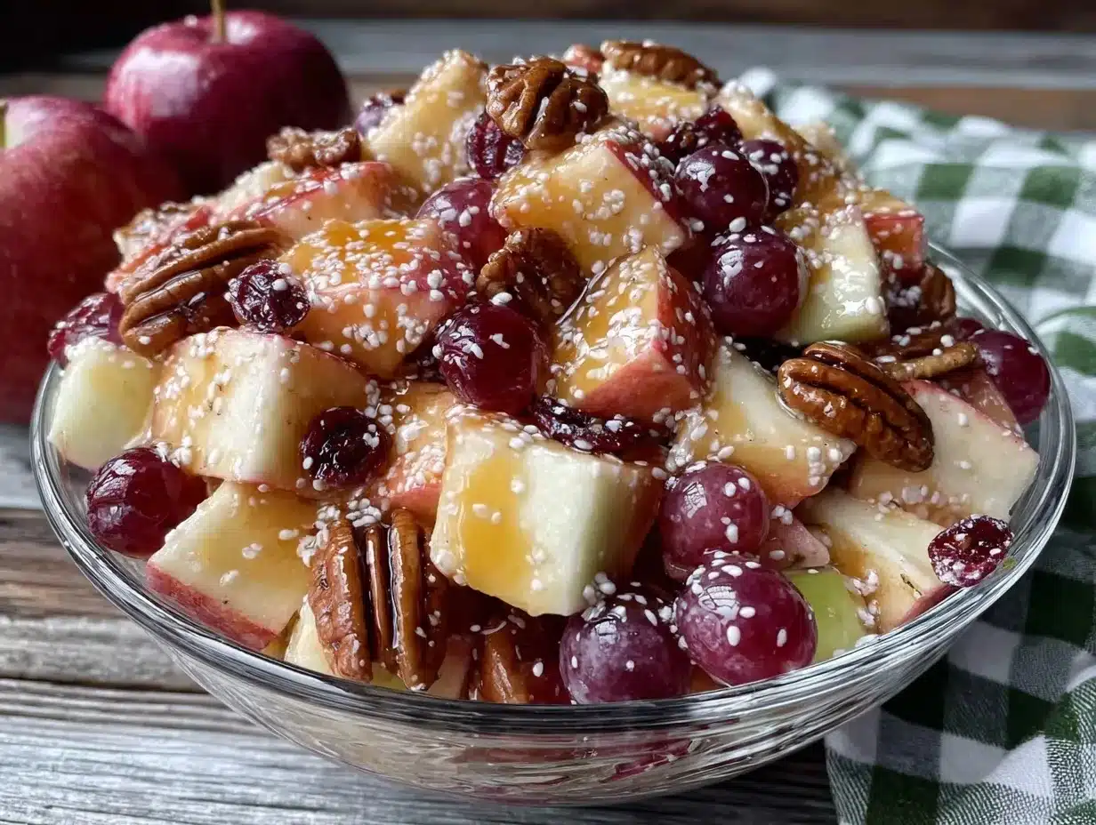 apple fruit salad preparation steps