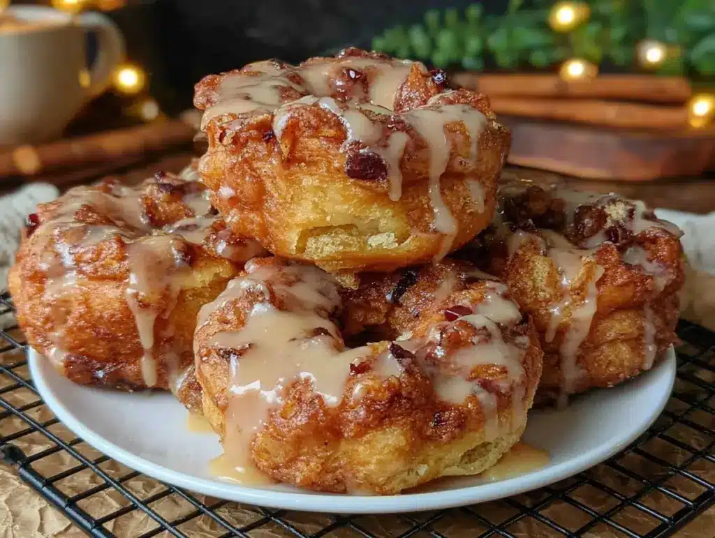 baked apple fritters - featured image