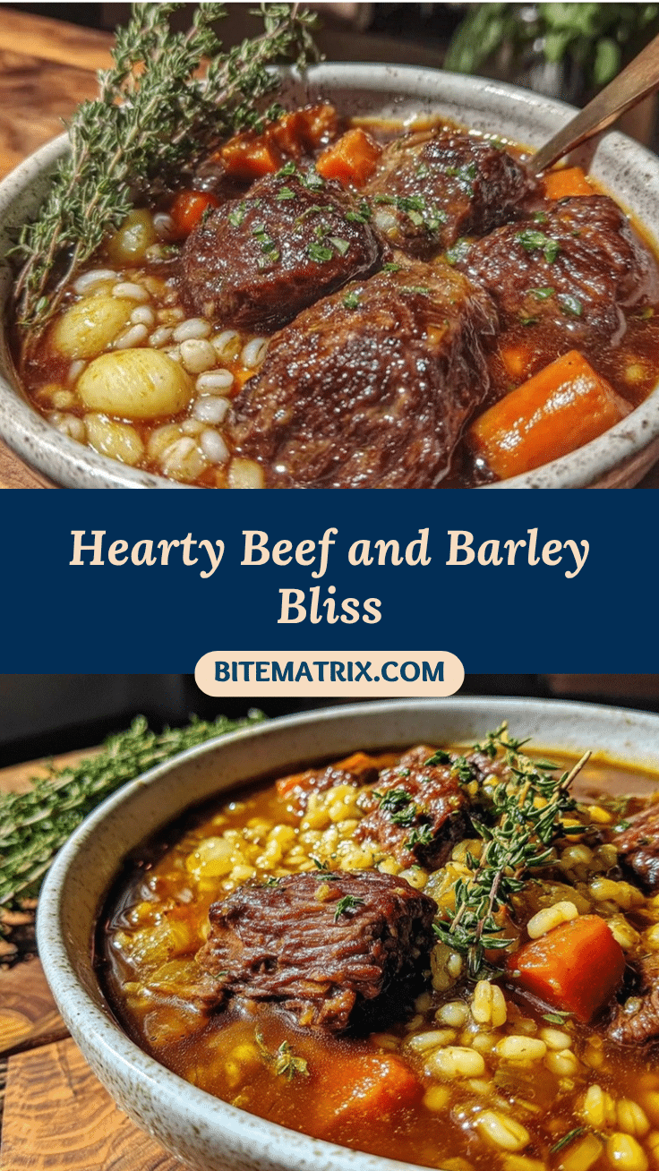beef and barley soup recipe