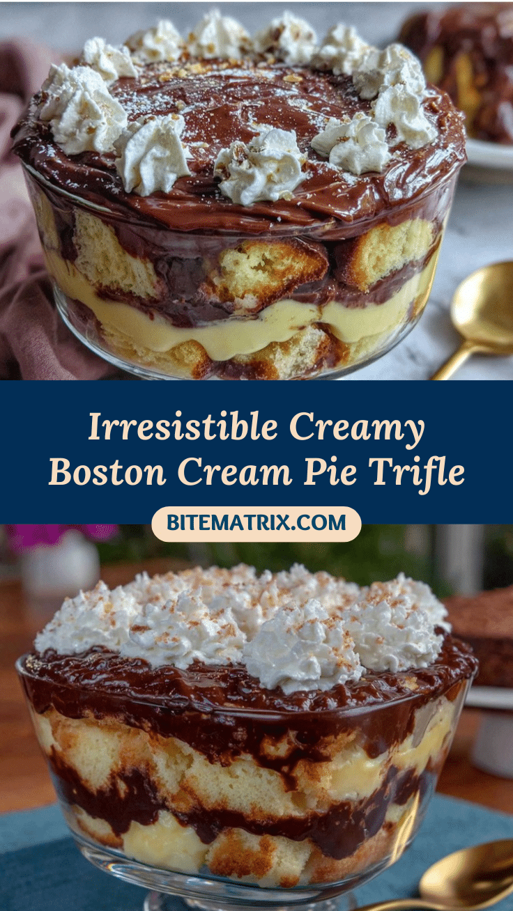 Boston Cream Pie Trifle recipe