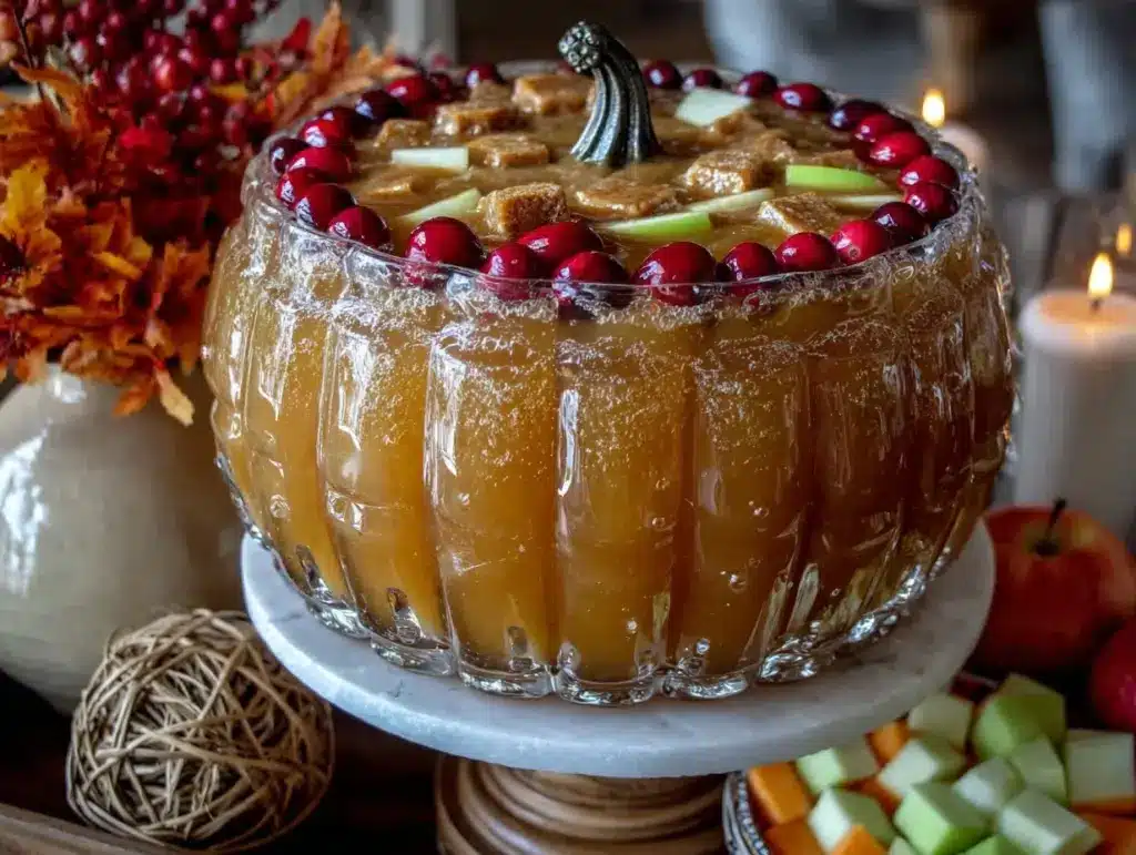 caramel apple punch - featured image