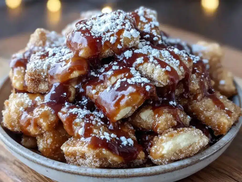 Caramel Apple Puppy Chow - featured image